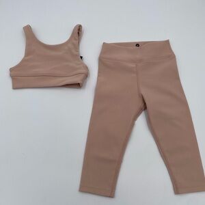 Rylee&Cru kids Tan Blush Active Set size 2-3y